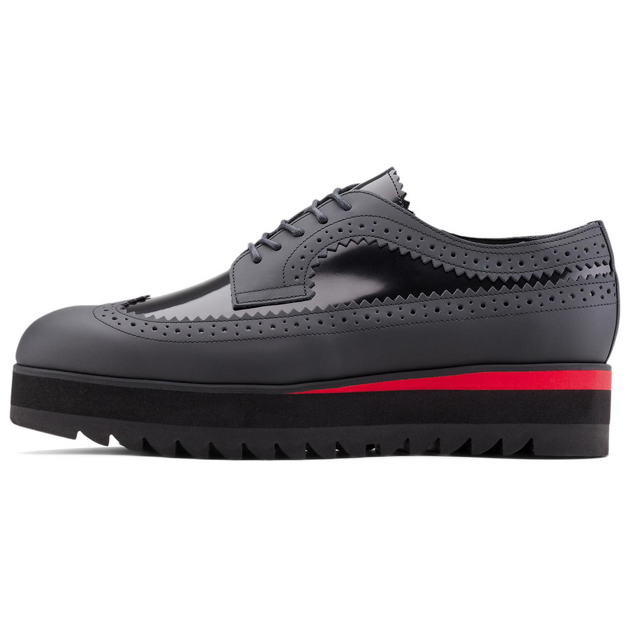 オニツカタイガー Onitsuka Tiger THE ONITSUKA Women's Brogue "Black/Classic Red" 1182A304-005