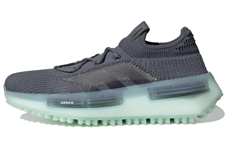 アディダス NMD adidas NMD S1 "Grey/Glow Green" GZ9233