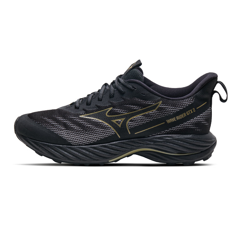 ミズノ Mizuno Wave Rider GORE-TEX 2 "Black/Gold" J1GC248201