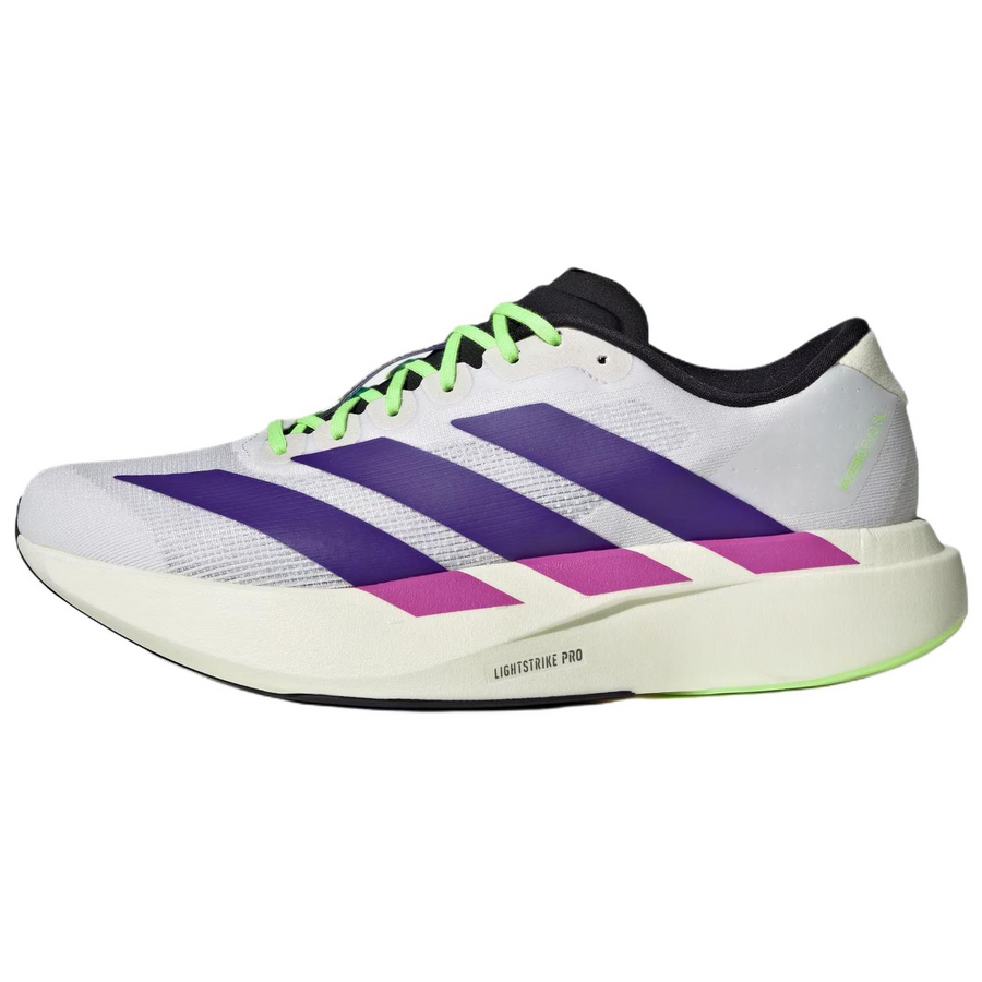 アディダス アディゼロ adidas Adizero EVO SL "Cloud White/Collegiate Purple/Lime Burst" JS4495