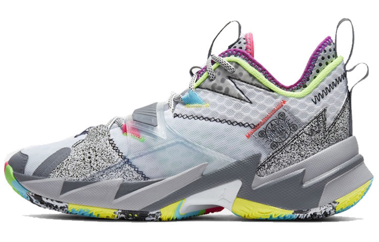 ジョーダン Jordan Why Not Zer0.3 "White/Grey" CD3002-100