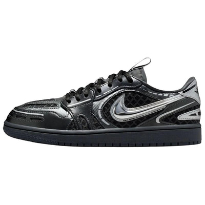 エアジョーダン1 Nike Women's Air Jordan 1 Low Method Of Make V3 "Black/Metallic Silver" HQ2186-001