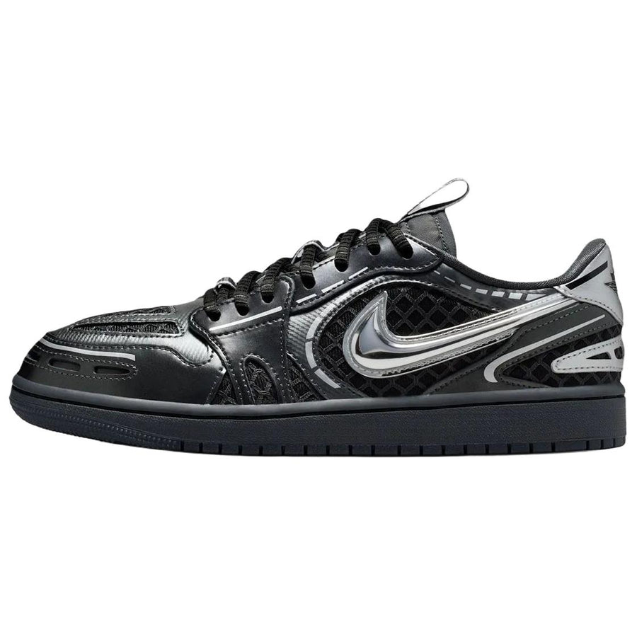 エアジョーダン1 Nike Women's Air Jordan 1 Low Method Of Make V3 "Black/Metallic Silver" HQ2186-001