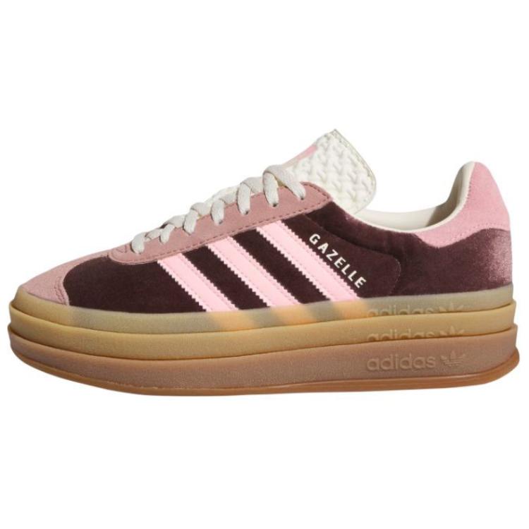 アディダス ガゼル adidas Women's Gazelle Bold "Shadow Brown/Warm Clay/Glow Pink" JQ5143