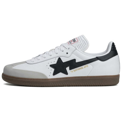 アディダス サンバ A BATHING APE × adidas Samba "Cloud White/Core Black/Gum" JR9245