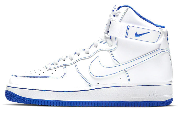 ナイキ エアフォース1 Nike Air Force 1 High "White Royal Blue Contrast Stitch" CV1753-101