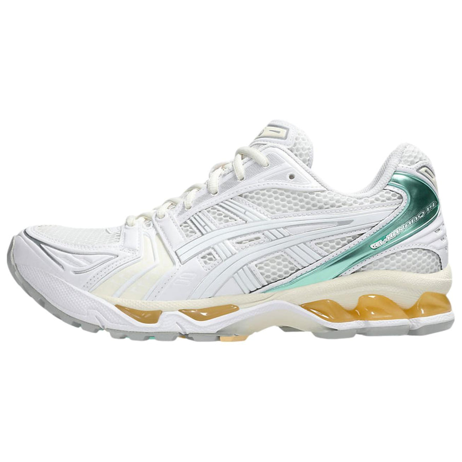アシックス ゲルカヤノ14 Asics GEL-Kayano 14 "White/Pastel Green/Pastel Yellow" 1203A537-107