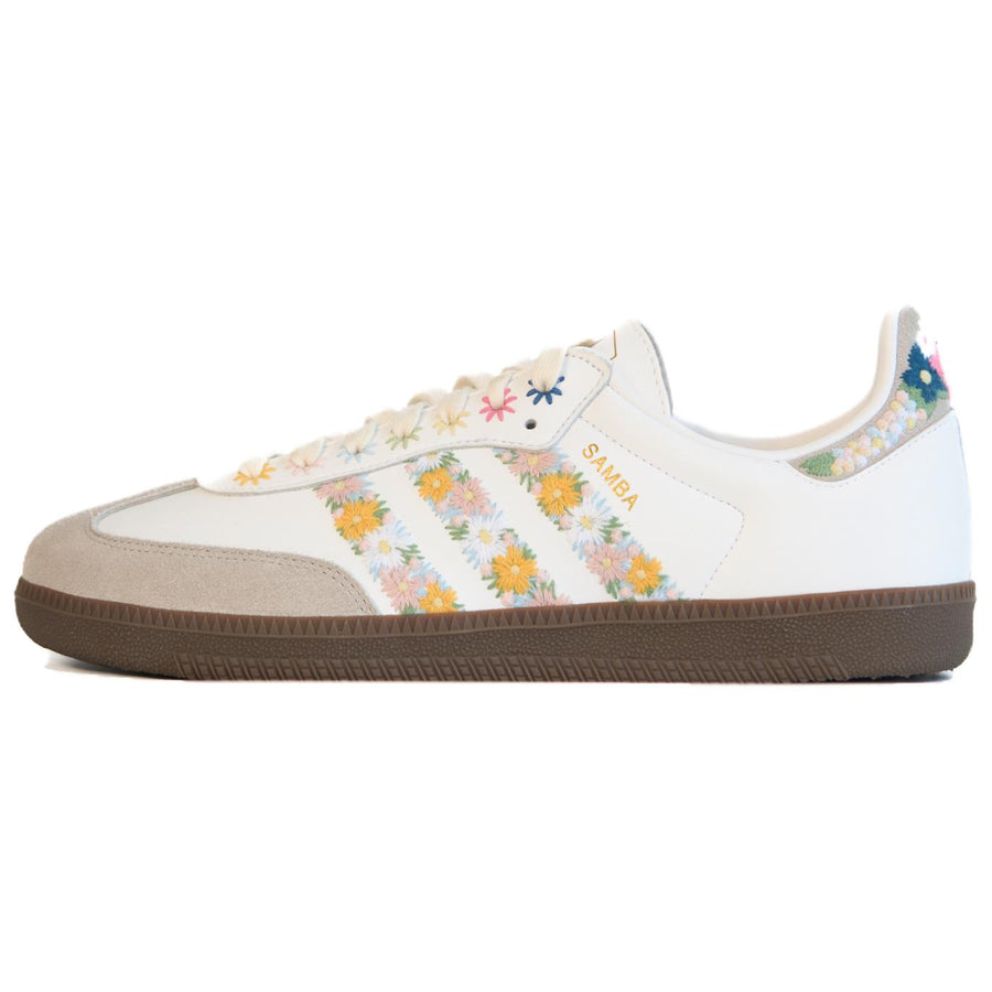 アディダス サンバ adidas Samba Satin "Cloud White/Off White/Clear Granite" HQ5155