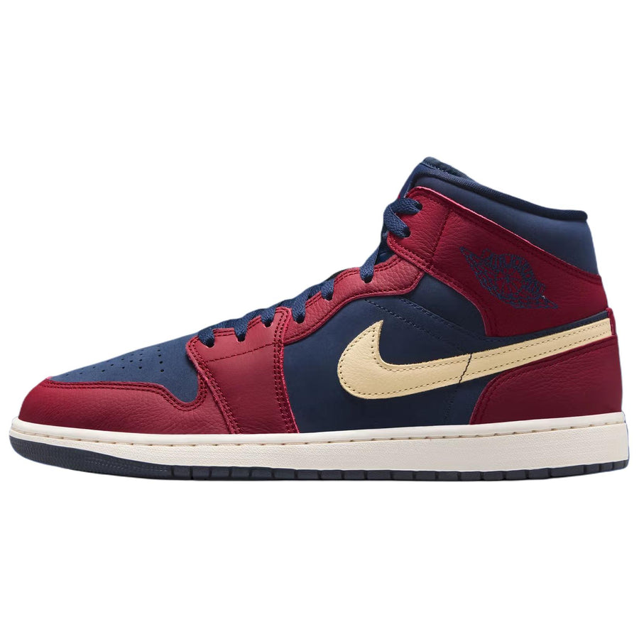 エアジョーダン1 Nike Air Jordan 1 Mid "Team Red/Obsidian/Pale Vanilla" IO7449-600