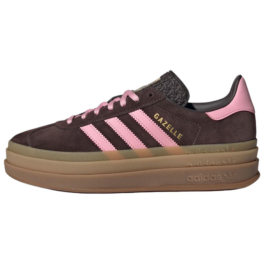 アディダス ガゼル adidas Women's Gazelle Bold "Aurora Coffee/Light Pink/Gold Metallic" IH6786