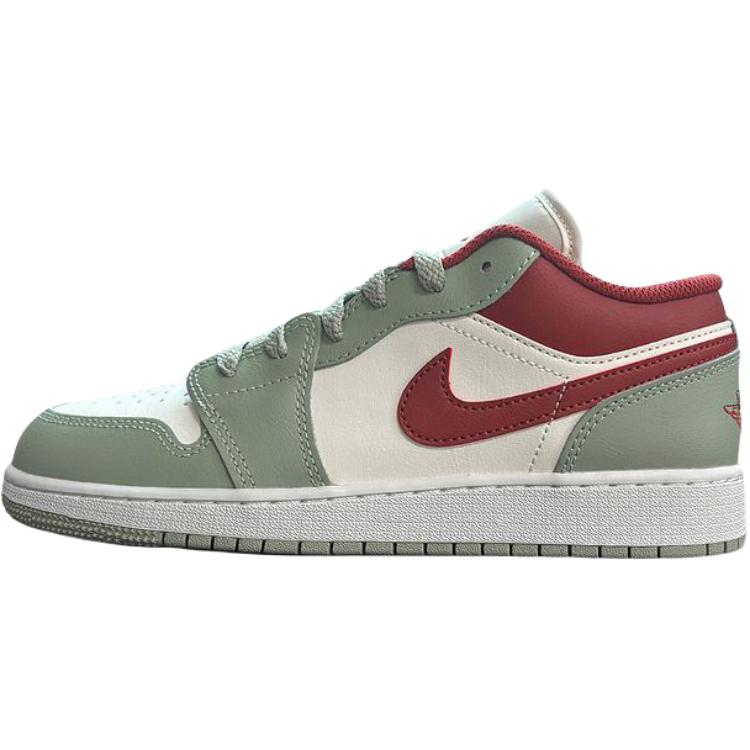 エアジョーダン1 Nike GS Air Jordan 1 Low "Sail/Summit White/Redstone/Jade Horizon" 553560-133