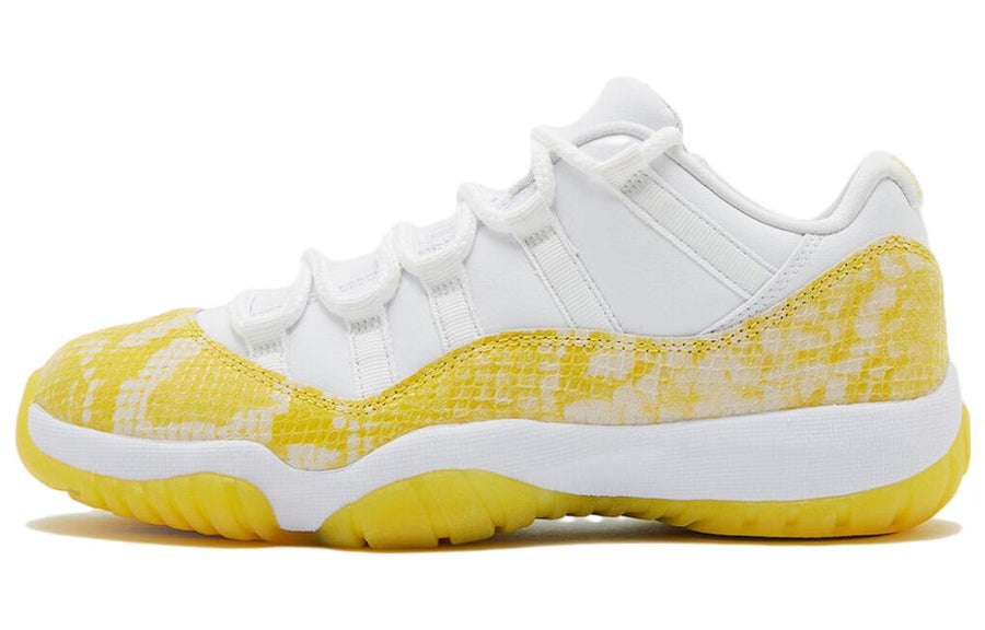 エアジョーダン11 Nike Women's Air Jordan 11 Retro Low "Yellow Snake Skin" AH7860-107