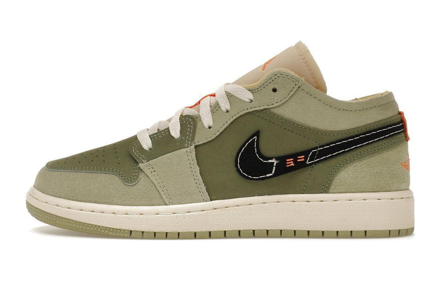エアジョーダン1 Nike GS Air Jordan 1 Low SE Craft "Sky J Light Olive" FD9092-300