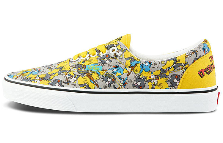 ヴァンズ Vans Era The Simpsons Itchy & Scratchy "Yellow/White" VN0A4BV41UF