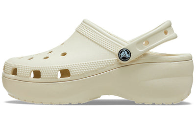 クロックス クラシック クロッグ Crocs Women's Classic Platform Clog "Beige" 206750-2Y2