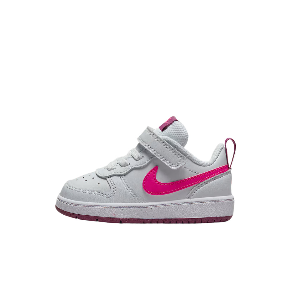 ナイキ Nike TD Court Borough Low 2 "Pure Platinum/Sangria/Pink Prime" BQ5453-015