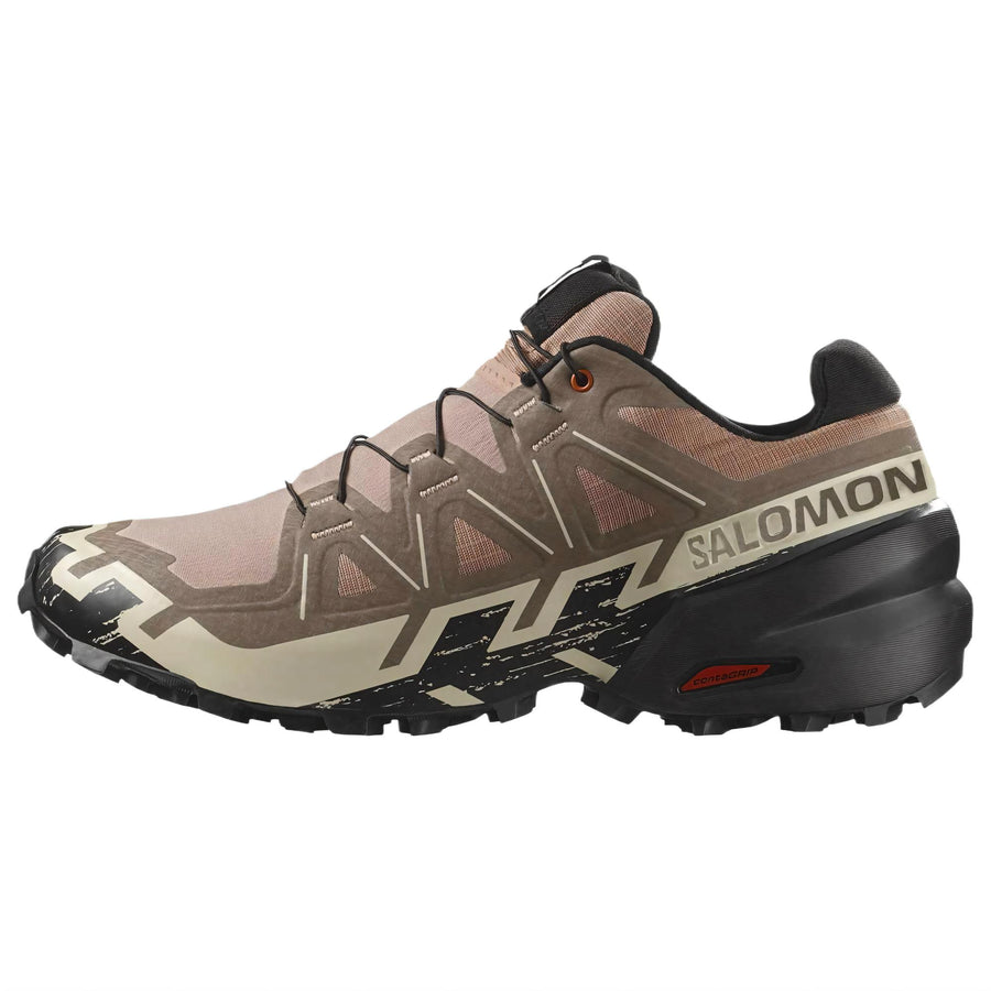 サロモン スピードクロス Salomon Speedcross 6 "Natural/Black/Almond Milk" L47811000