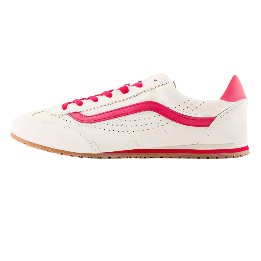ヴァンズ Vans Super LowPro "Marshmallow/Racing Red" VN000E89OXS