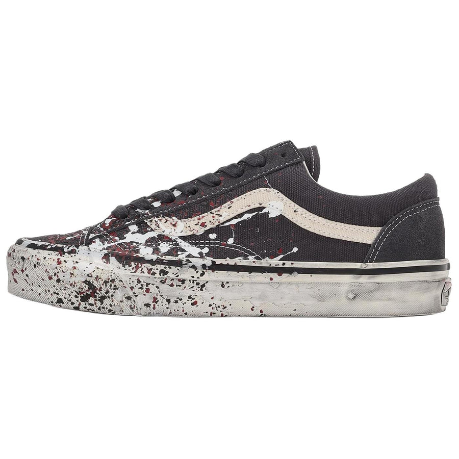 ヴァンズ オールドスクール Vans Premium Old Skool 36 "Paint Splatter Charcoal Grey" VN000D9RH91