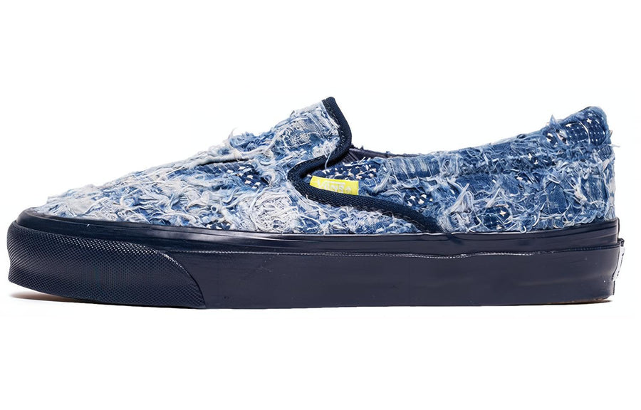 ヴァンズ スリッポン FDMTL × Vans Vault Slip-On LX "Indigo" (2021) VN0A45JK5WP