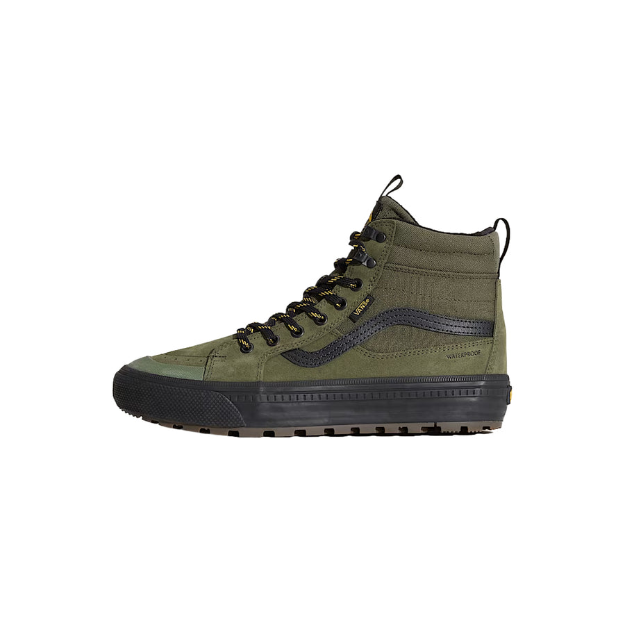 ヴァンズ スケートハイ Vans Sk8-Hi Waterproof Insulated "Black/Green" VN000DAQ203
