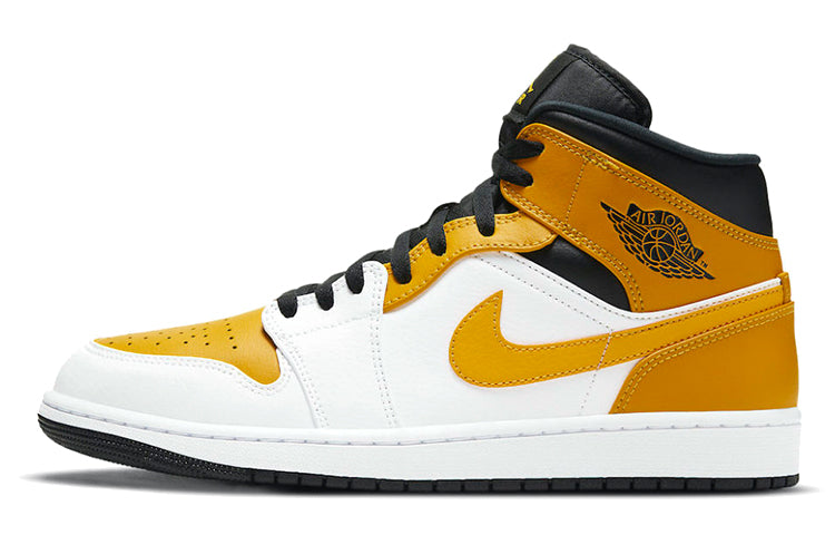 エアジョーダン1 Nike Air Jordan 1 Mid "University Gold" 554724-170