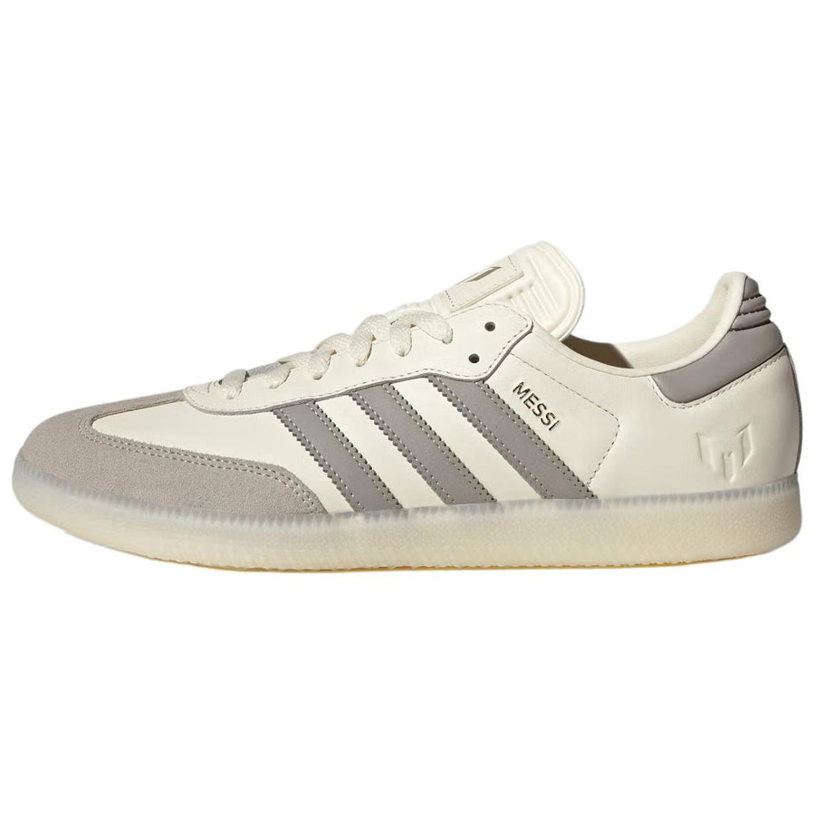 アディダス サンバ Lionel Messi × adidas Samba "Cream White/Light Brown/Metallic Gold" JQ0266