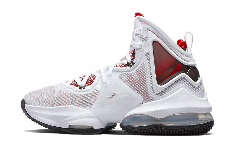 ナイキ レブロン Nike GS LeBron 19 Sketch "White/University Red" DD0418-101