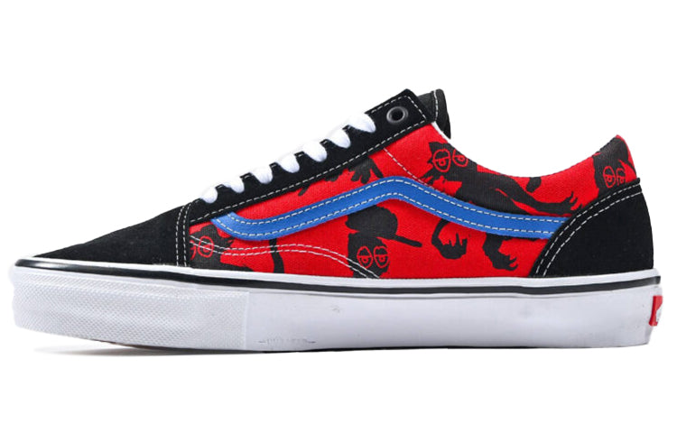 ヴァンズ オールドスクール Krooked Skateboards × Vans Old Skool "Red" VN0A5FCBAPC