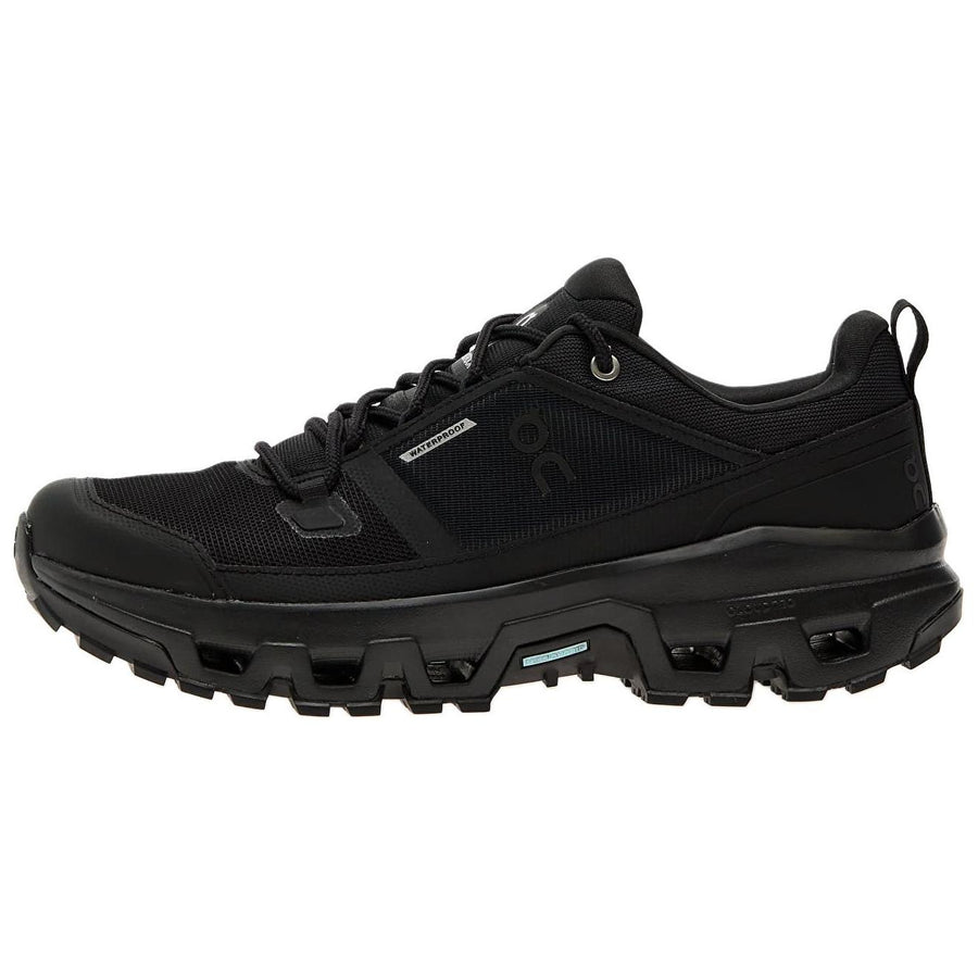 オン On Cloudrock Low Waterproof "Black/Black" 3MF10251043