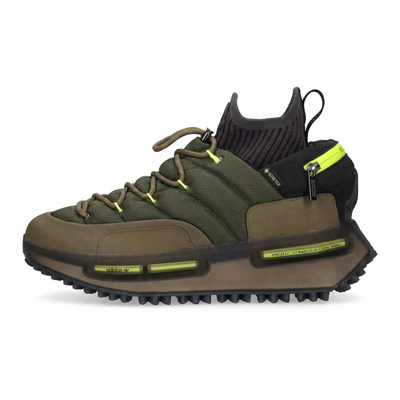 アディダス NMD Moncler × adidas NMD Runner "Olive Strata/Solar Yellow" IG3026