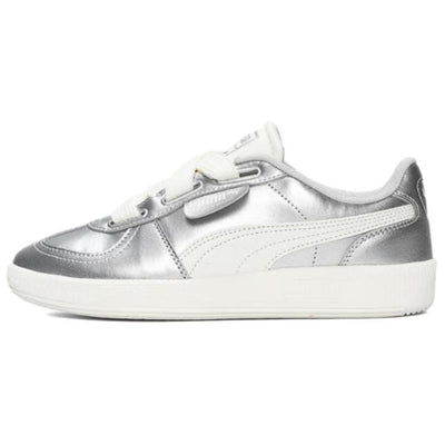 プーマ パレルモ Puma Women's Palermo Wide Lace Metallic "Puma Silver/Warm White/Cool Light Gray" 402331-01