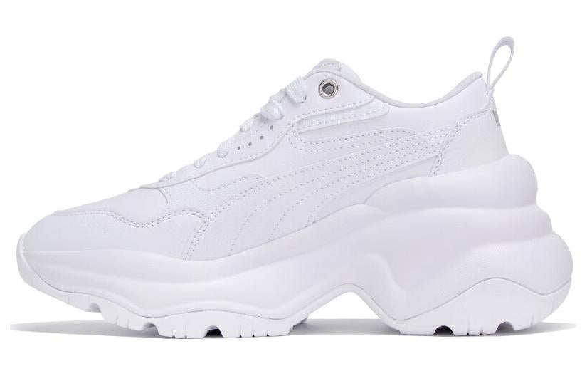 プーマ Puma Women's Cilia Wedge "Puma White/Puma Silver" 393915-02
