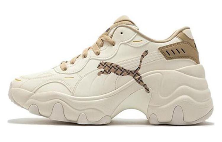 プーマ Puma Women's Pulsar Wedge Monogram "Pristine/Prairie Tan" 396633-02