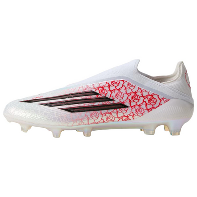 アディダス adidas F50 Elite Laceless FG Cleats "Cloud White/Core Black/Lucid Red" JR4441