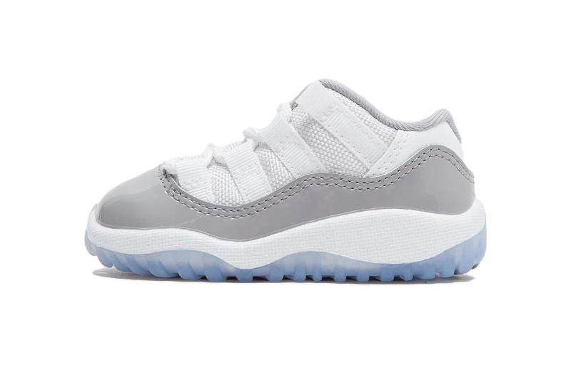 エアジョーダン11 Nike TD Air Jordan 11 Low "Cement Grey" 505836-140