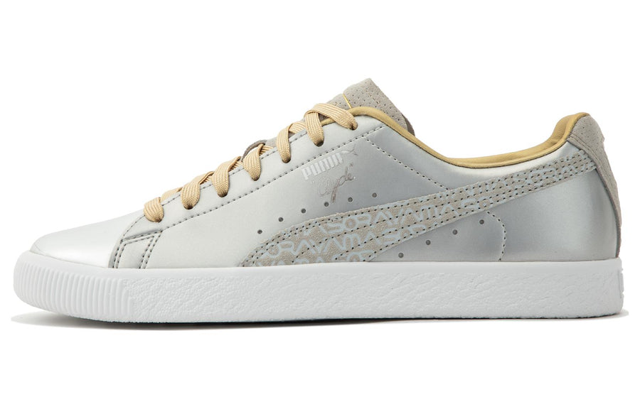 プーマ クライド Hajime Sorayama × Puma Clyde "Puma Silver/Puma Gold" 394496-01