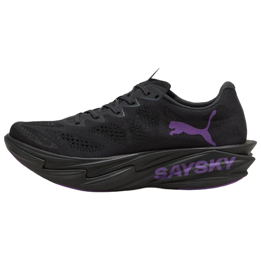 プーマ ディヴィエイト ニトロ Saysky × Puma Women's Deviate Nitro Elite 4 "Flat Dark Gray/Ultra Purple" 313943-01