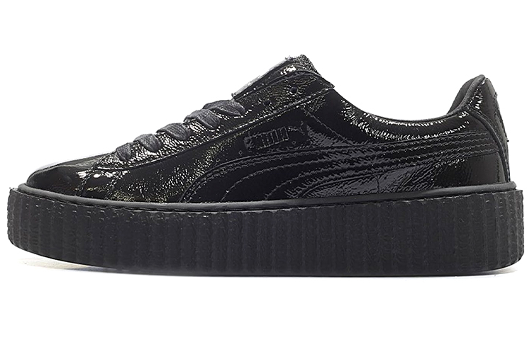 プーマ Rihanna × Puma Women's Creeper Fenty Cracked Leather "Black" 364465-01