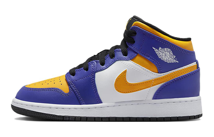 エアジョーダン1 Nike GS Air Jordan 1 Mid "Lakers" DQ8423-517