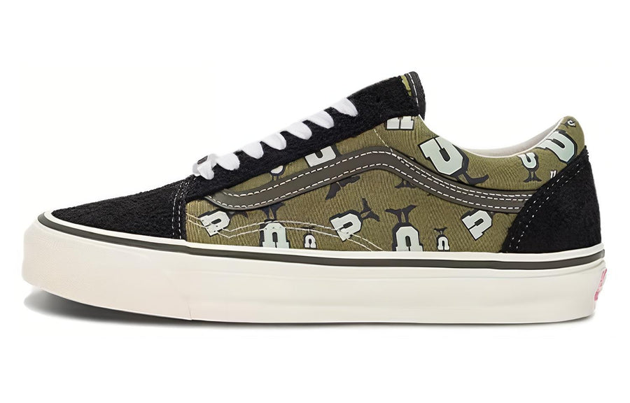 ヴァンズ オールドスクール UNDEFEATED × Vault by Vans OG Old Skool LX U-Man "Grasshopper" VN0A4P3XGRN