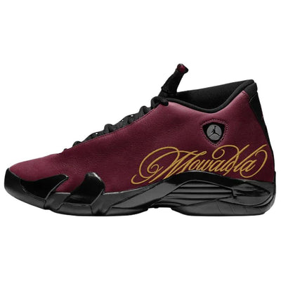 エアジョーダン14 Mowalola × Nike Air Jordan 14 Retro SP "Black/Burnt Red/Metallic Gold" IQ5708-001