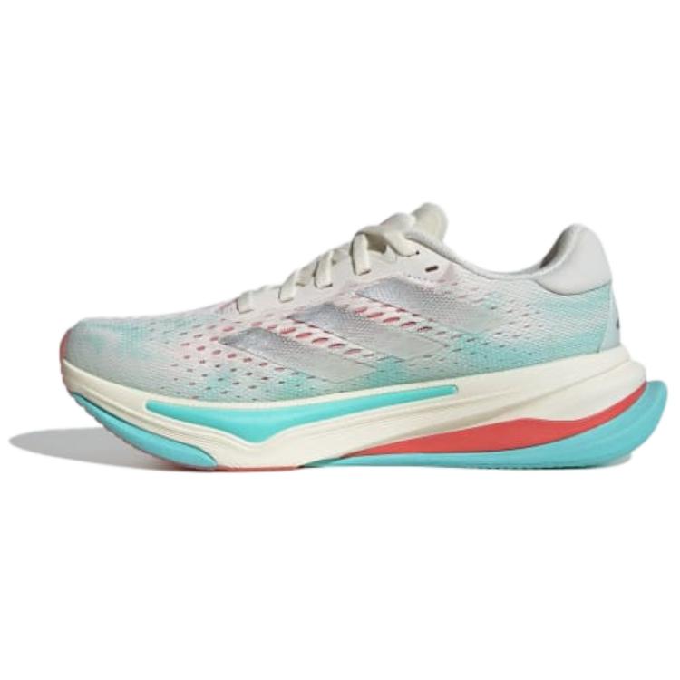 アディダス adidas Women's Supernova Prima Running "Off White/Silver Metallic/Flash Aqua" ID3688