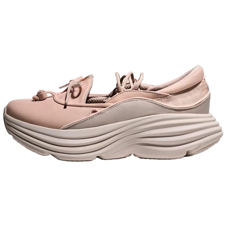 ホカ ボンダイ Hoka Women's Bondi Mary Jane "Beech Wood/Stucco" 1171546-BTCC