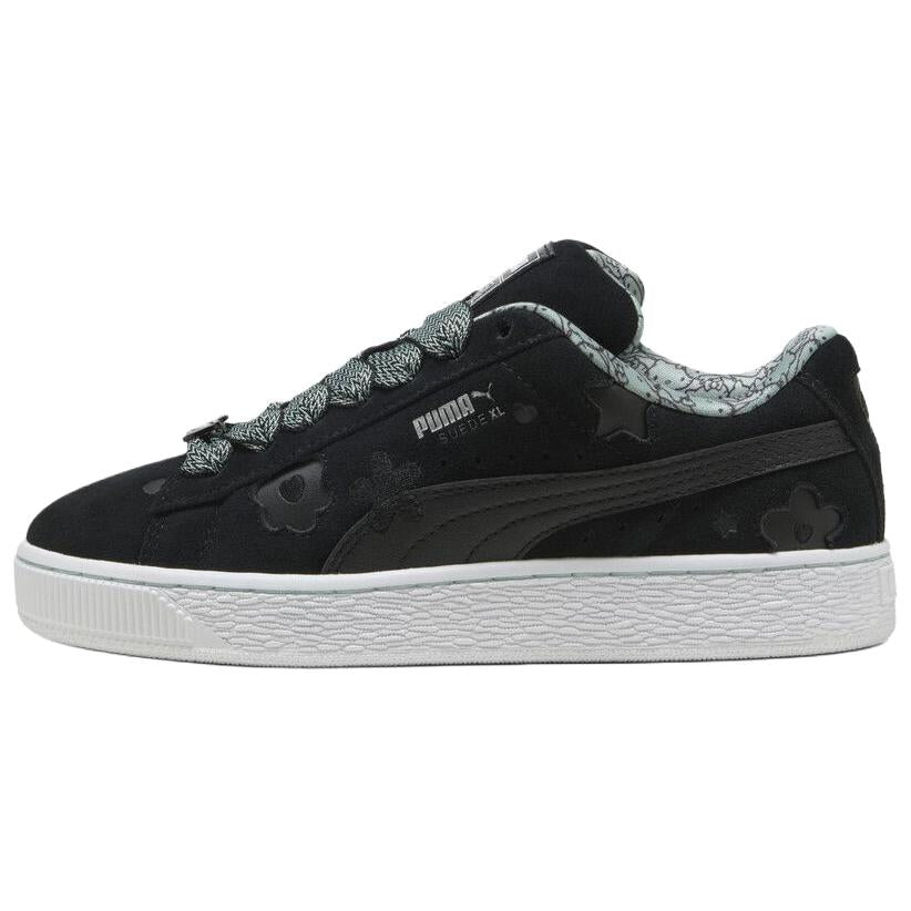 プーマ スウェード Hello Kitty × Puma Women's Suede XL "Puma Black/Light Moss" 402381-01