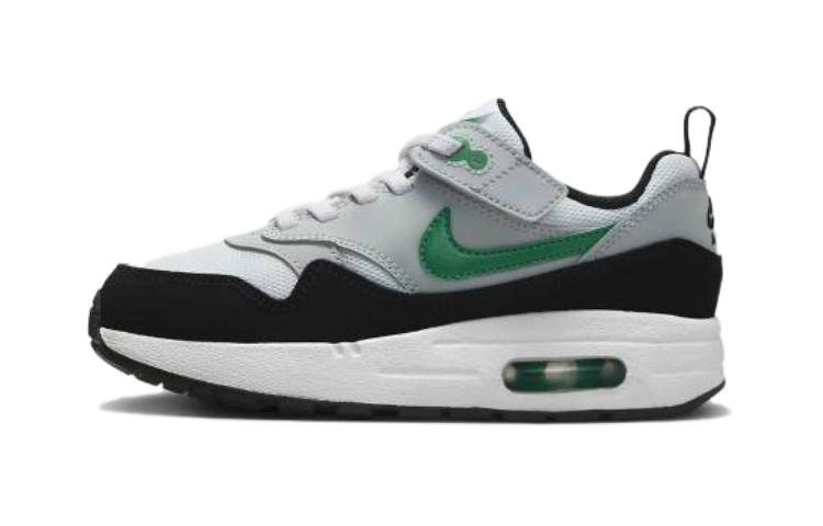 ナイキ エアマックス1 Nike PS Air Max 1 Easy On "White/Pure Platinum/Black/Stadium Green" DZ3308-108