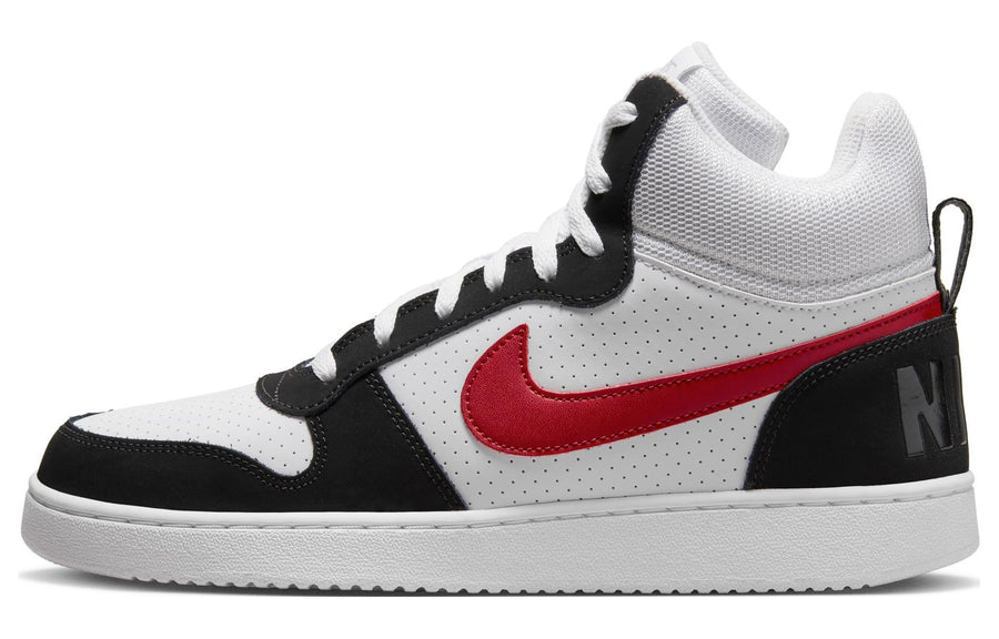 ナイキ Nike Court Borough Mid "White/Black/Gym Red" 838938-104