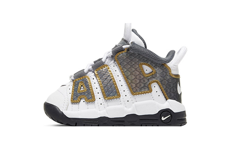 ナイキ エア モア アップテンポ Nike TD Air More Uptempo "White/Anthracite/Snakeskin" CQ4582-100