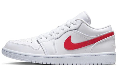 エアジョーダン1 Nike Women's Air Jordan 1 Low "White/University Red" AO9944-161