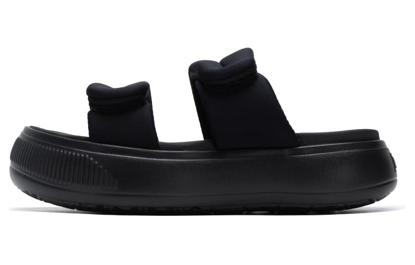プーマ Puma Women's Mayu Puffy Slide Sandal "Puma Black/Puma Aged Silver" 399450-02
